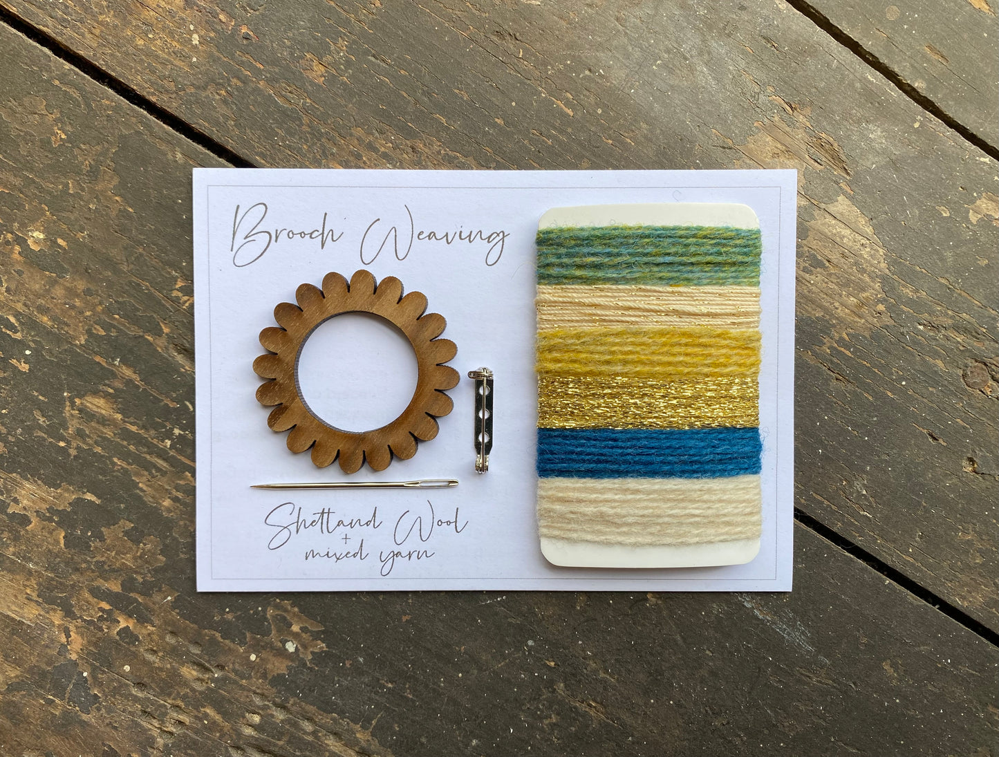 Flower/Circle Weaving Brooch Kit
