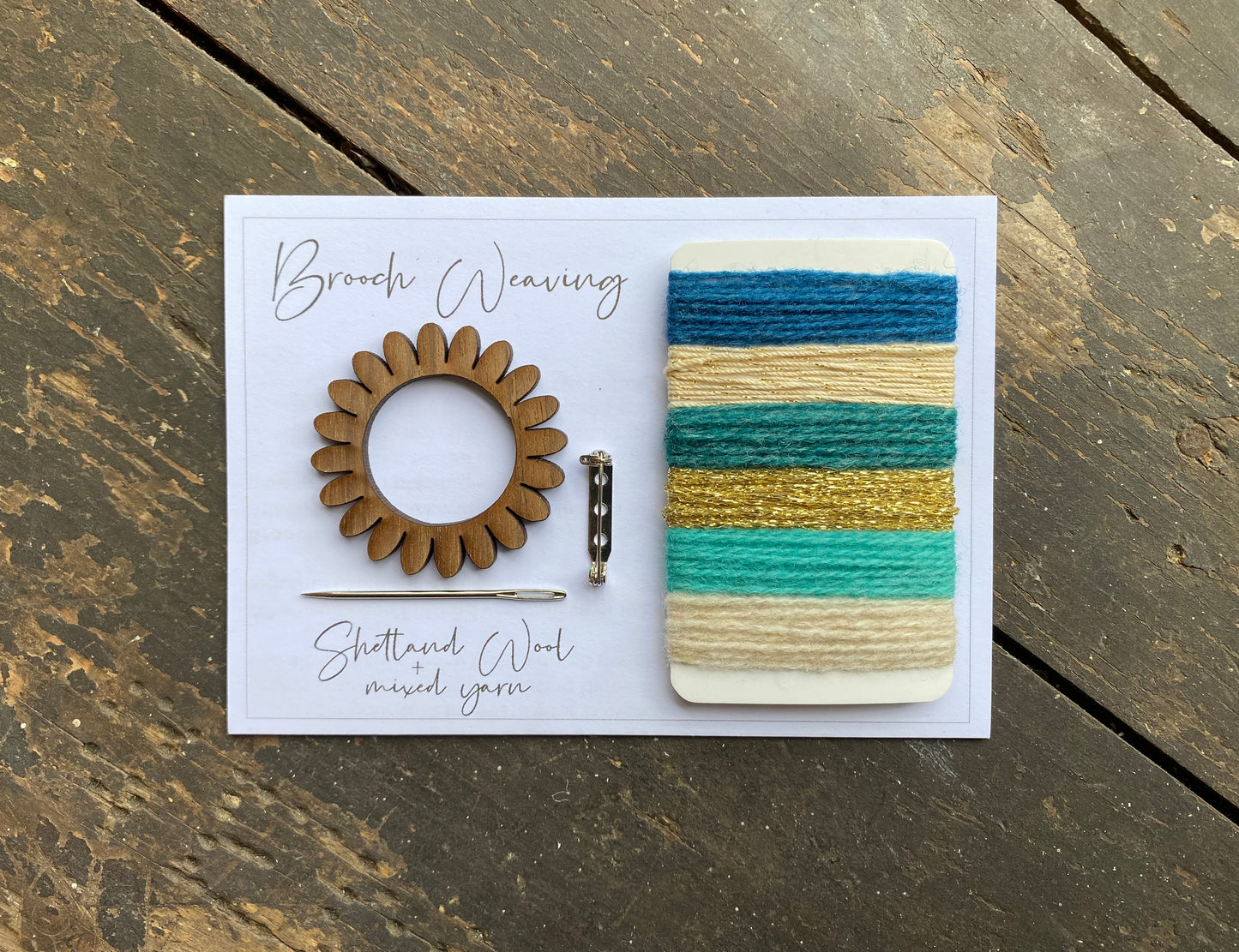 Flower/Circle Weaving Brooch Kit