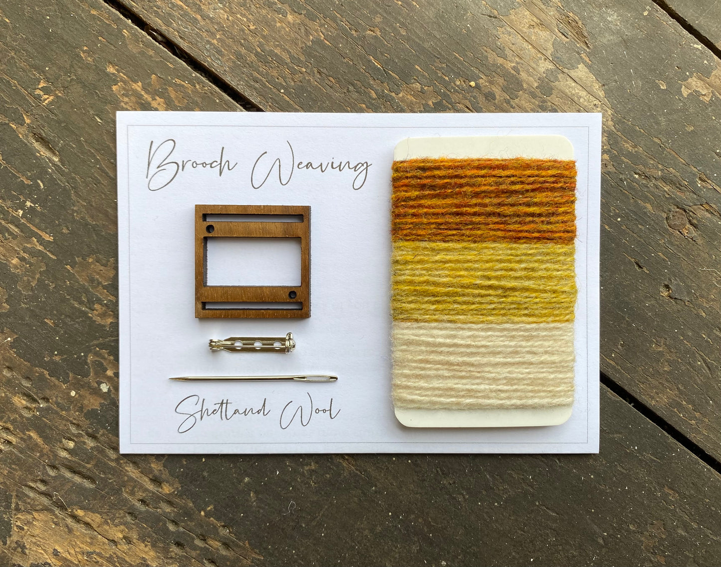 Square Brooch Weaving Kit