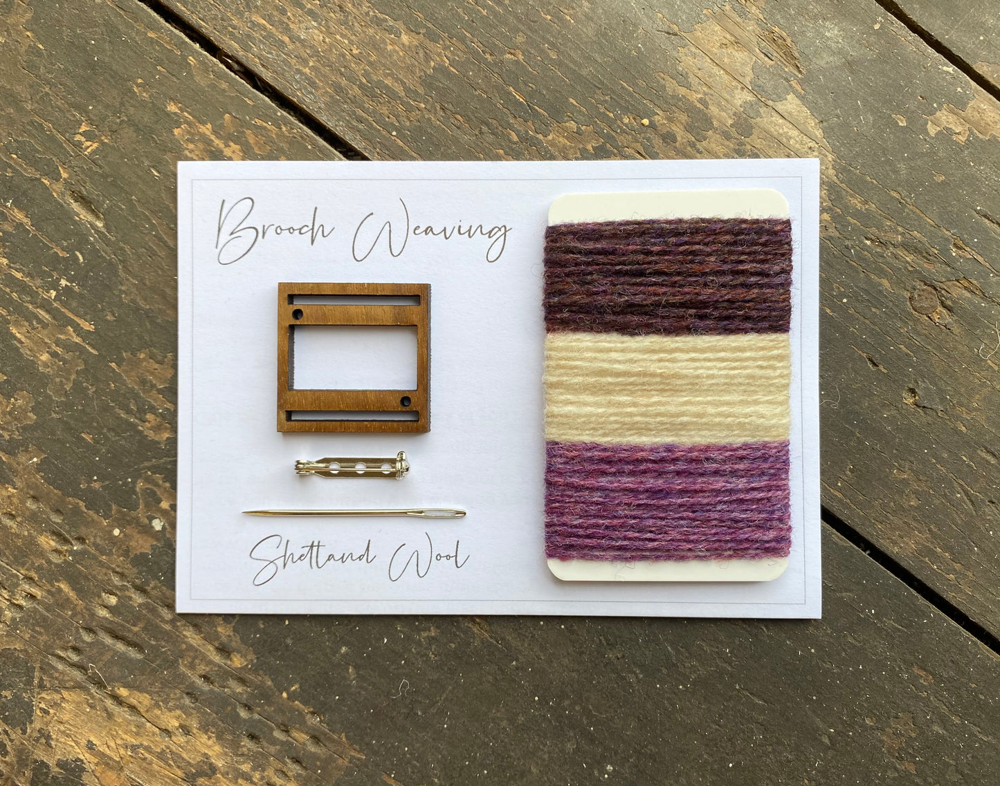 Square Brooch Weaving Kit