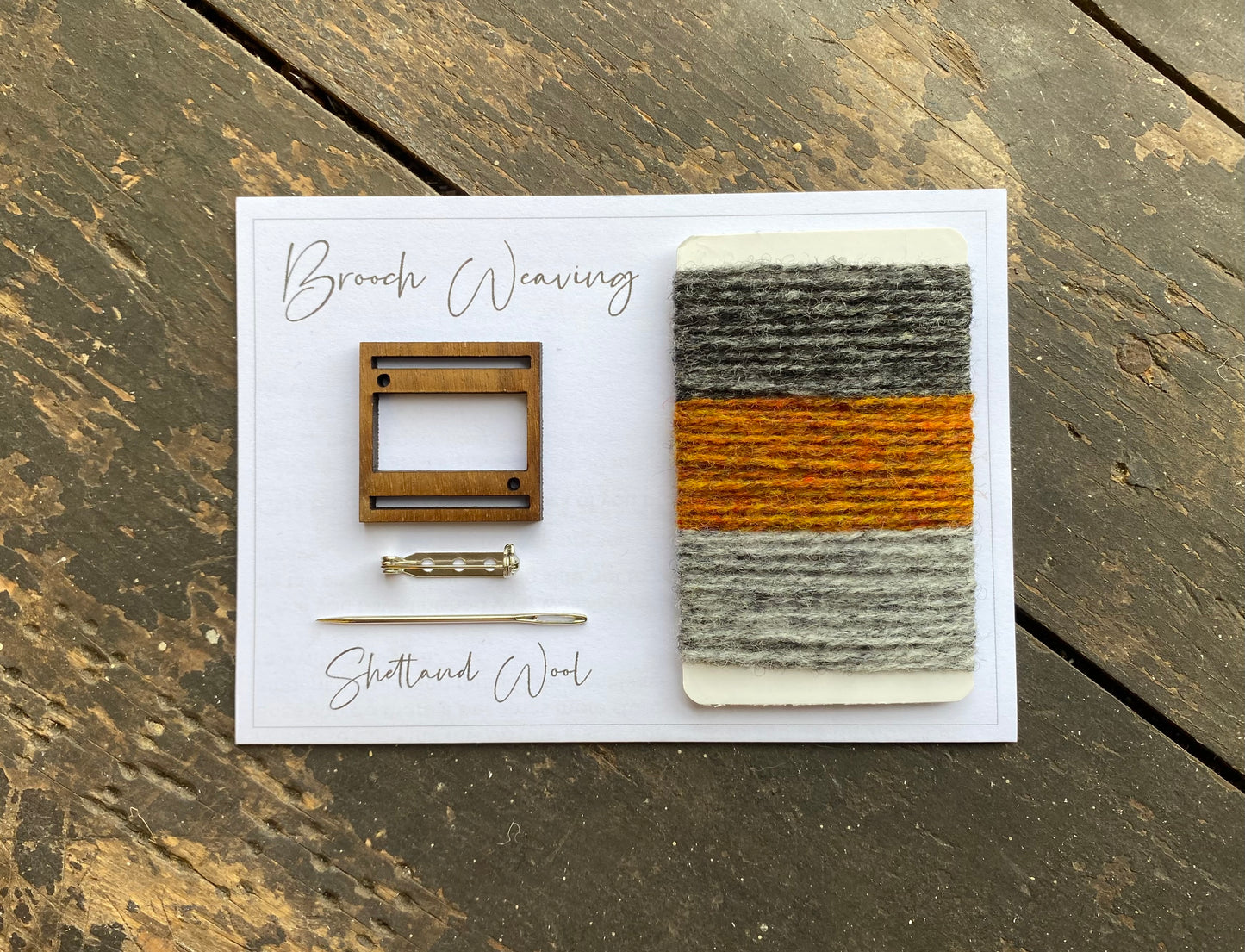 Square Brooch Weaving Kit