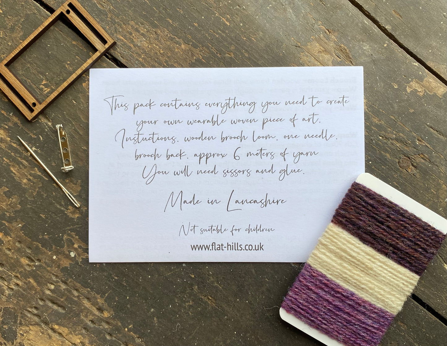 Square Brooch Weaving Kit