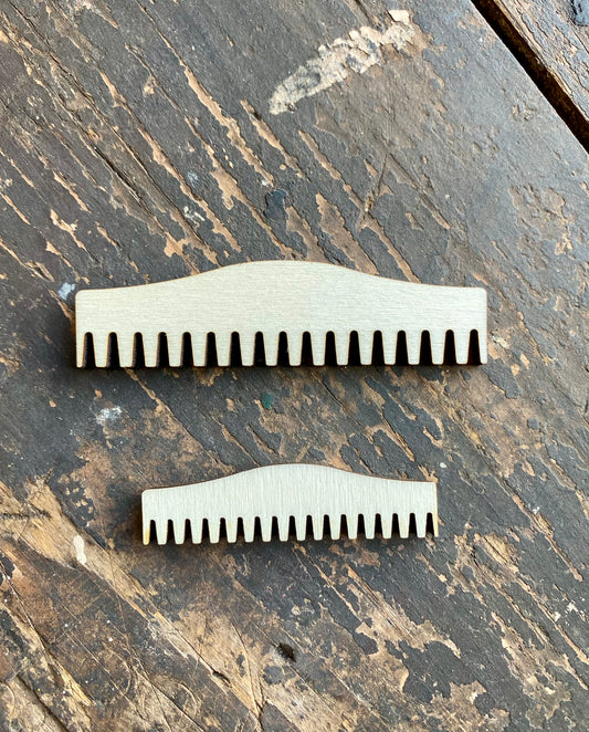 Large Weaving comb 8.5cm in length