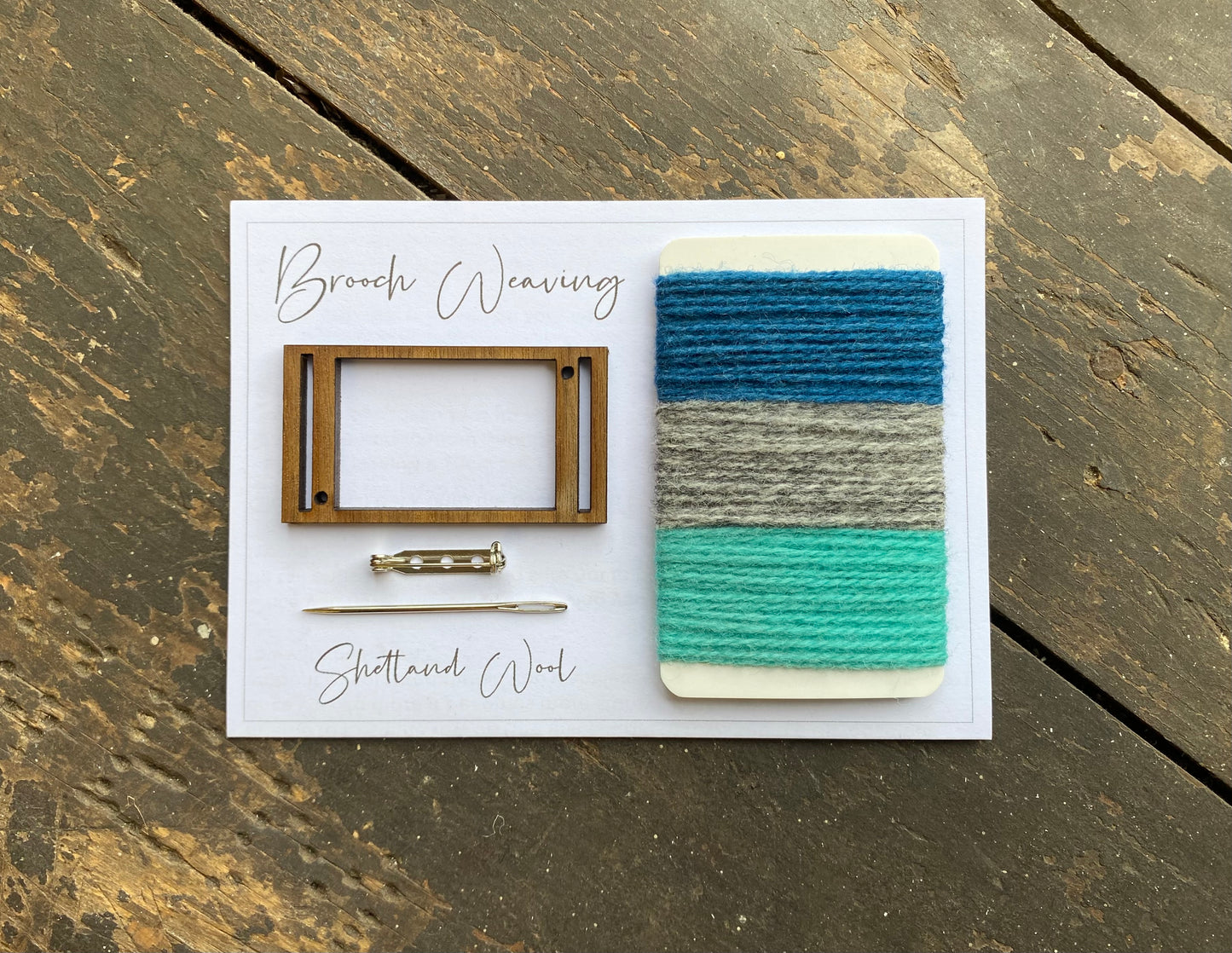 Rectangle Brooch Weaving Kit