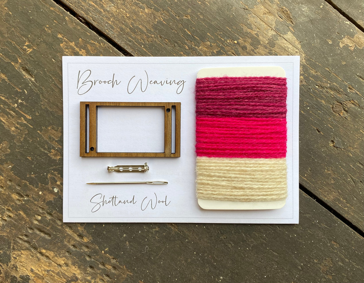 Rectangle Brooch Weaving Kit