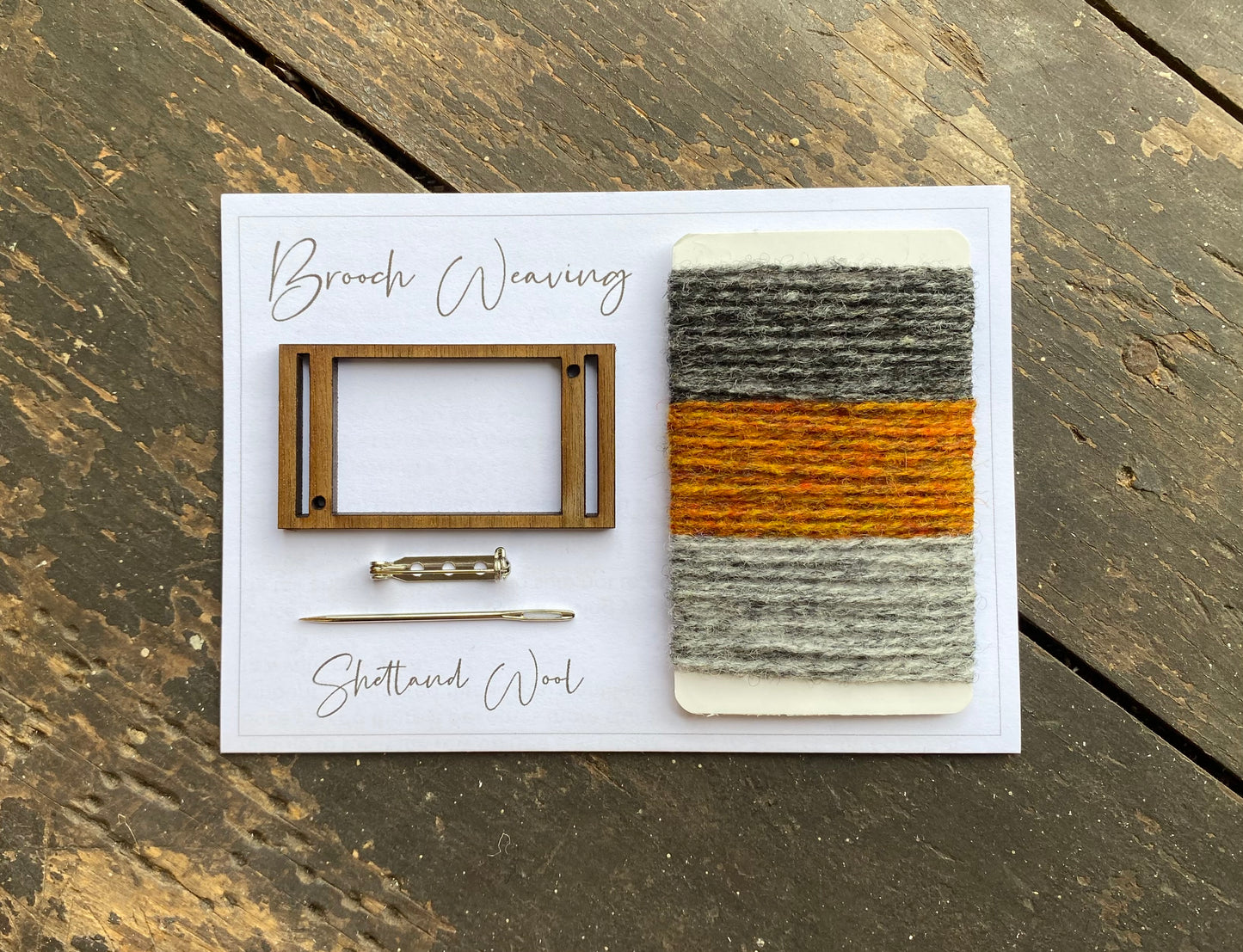 Rectangle Brooch Weaving Kit