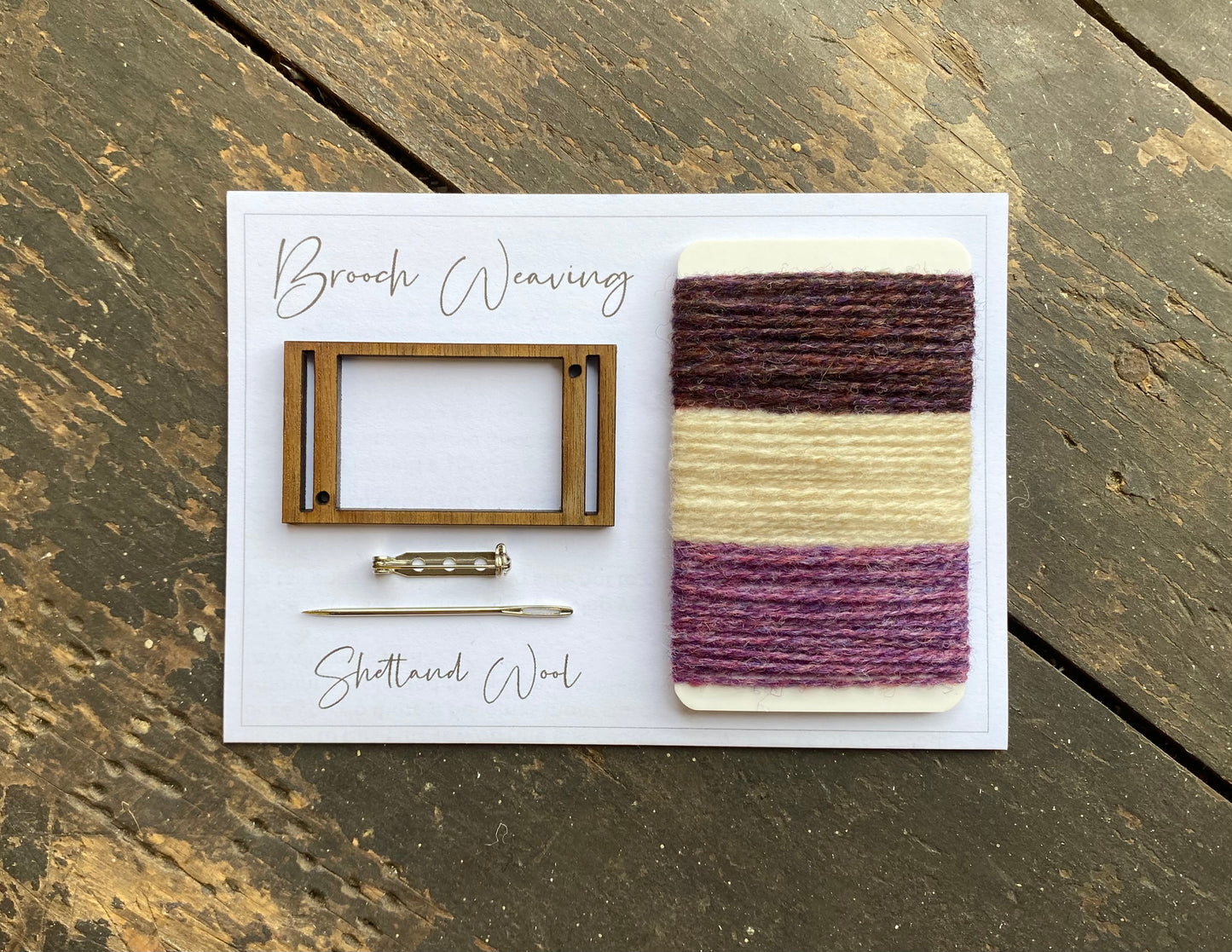 Rectangle Brooch Weaving Kit