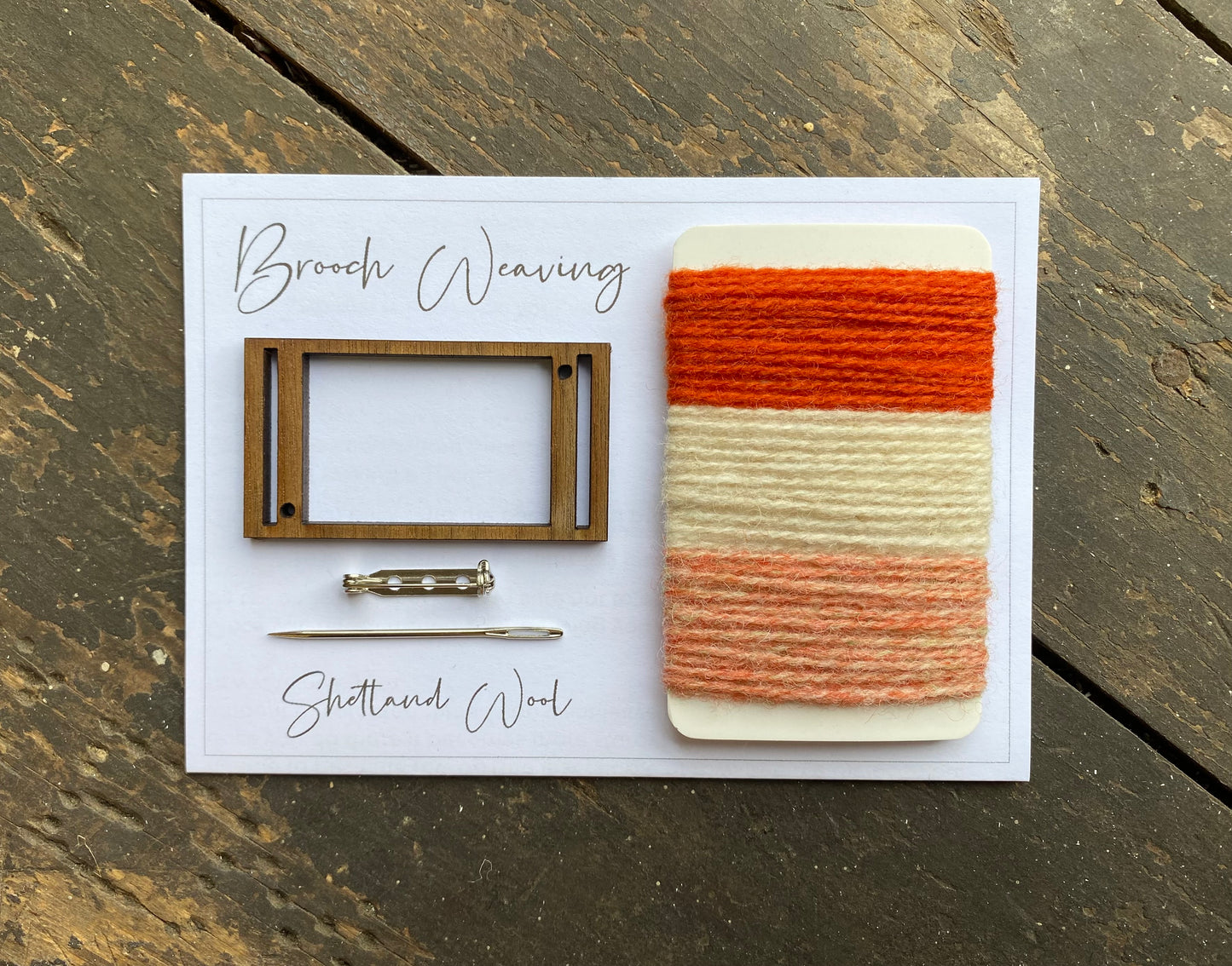 Rectangle Brooch Weaving Kit