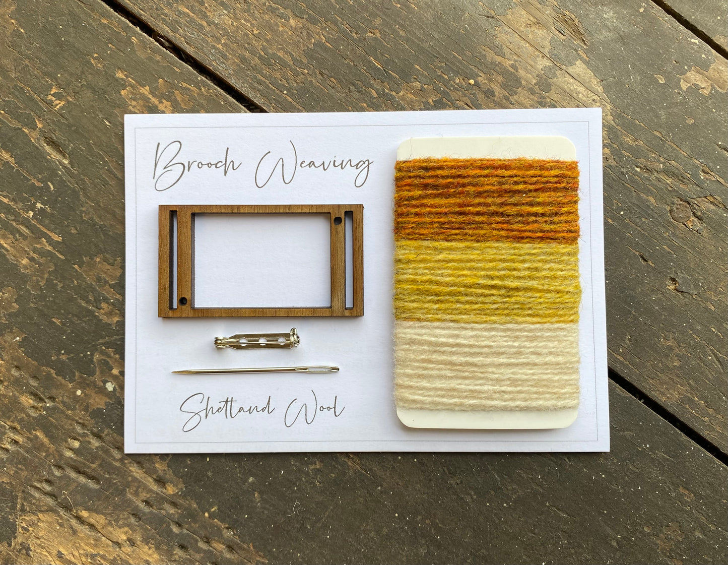 Rectangle Brooch Weaving Kit