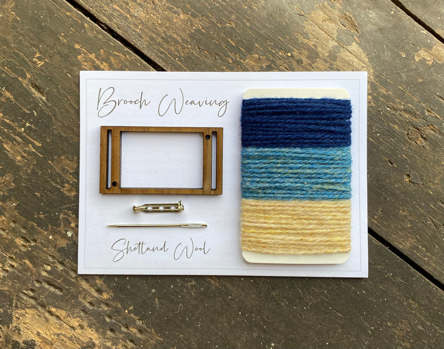 Rectangle Brooch Weaving Kit